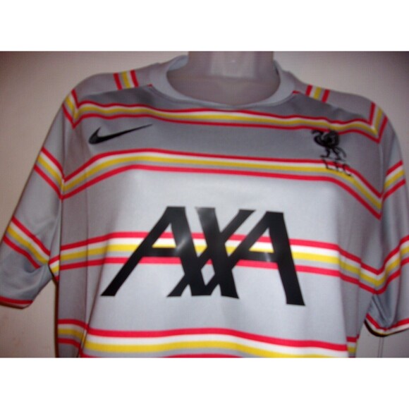 Nike Liverpool Womens Size XL Gray Pre-Match Soccer Jersey NWT - Picture 2 of 5